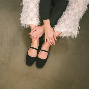 Noir Mary Janes