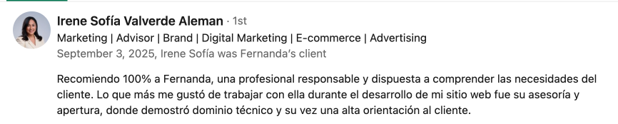 Irene-testimonio
